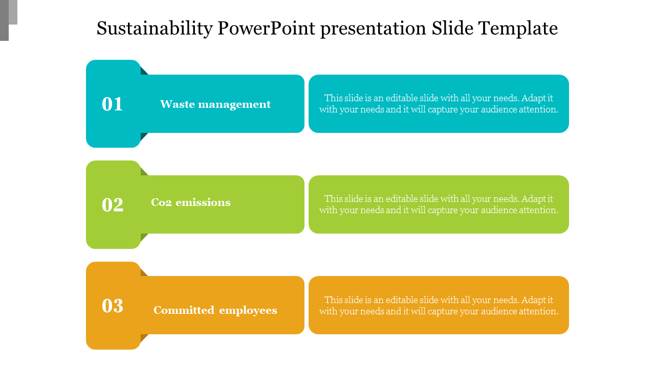 Free - Get Sustainability PowerPoint Presentation Slide Template